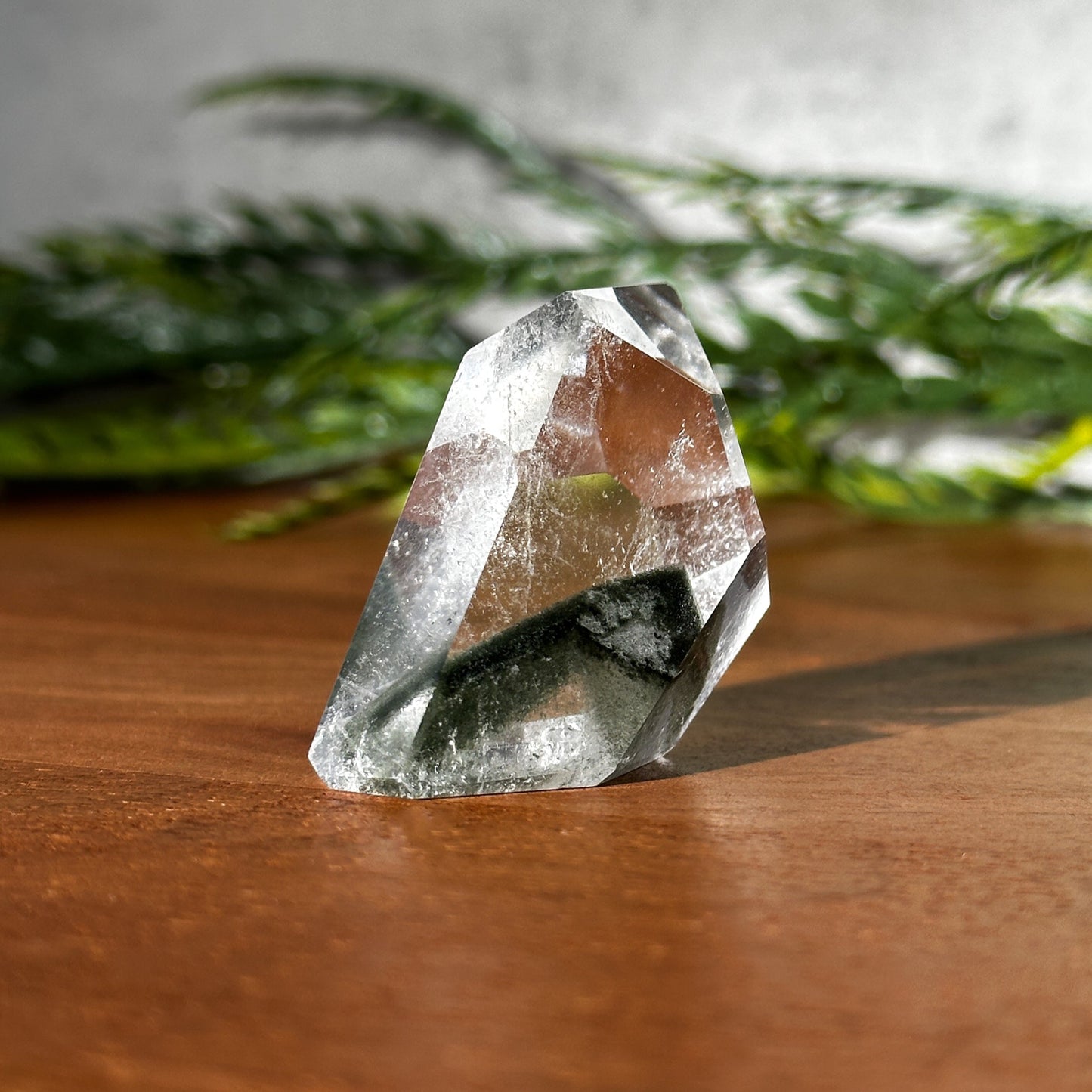 green phantom mountain garden quartz freeform