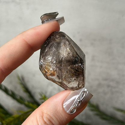 Smokey Elestial Window Quartz