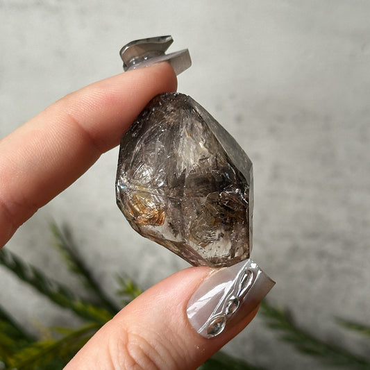 Smokey Elestial Window Quartz