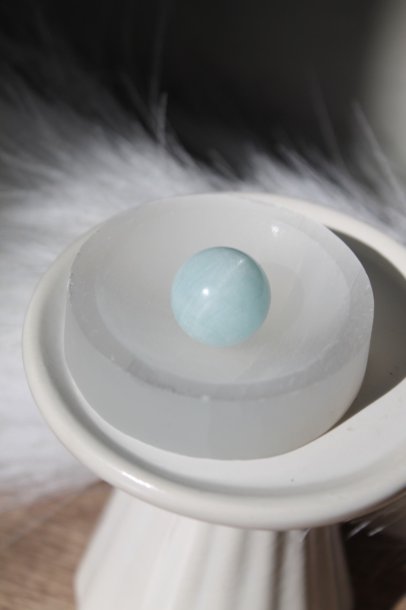 aquamarine mini sphere
